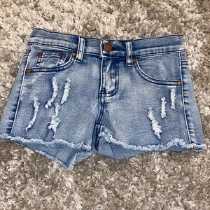 PINC JEAN SHORTS KIDS SIZE 8